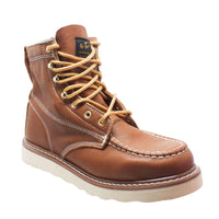 Fadcloset Footwear & Accessories Men's Boots AdTec Men's 6" Full-Grain Leather Soft Moc Toe Mud Free Boot Goodyear Welt