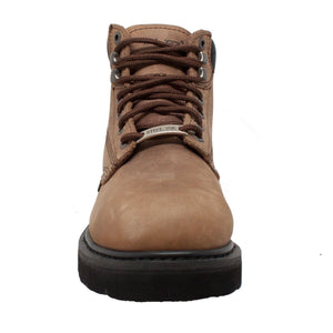 Fadcloset Footwear & Accessories Men's Boots AdTec Men's 6" Full-Grain Oiled Leather  Boot Steel Toe Mud Free Sole Goodyear Welt