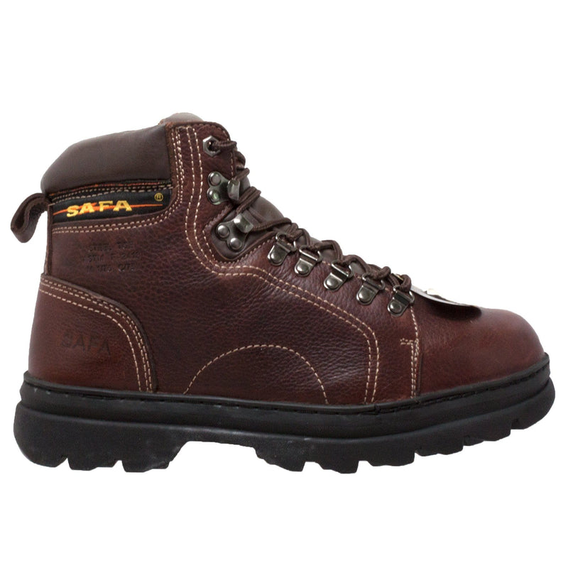 Fadcloset Footwear & Accessories Men's Boots AdTec Men's 6" Full-Grain Tumbled Leather Internal Metatarsal Guard Steel Toe Hiker
