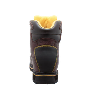 Fadcloset Footwear & Accessories Men's Boots AdTec Men's 6" Full-Grain Tumbled Leather Waterproof Steel Toe Rubber Toe Cap