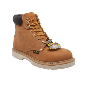 Fadcloset Footwear & Accessories Men's Boots AdTec Men's 6" Nubuck Leather  Boot Steel Toe Mud Free Sole Goodyear Welt