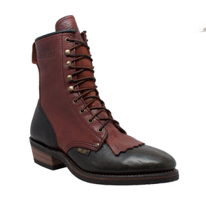 Fadcloset Footwear & Accessories Men's Boots AdTec Men's 9" Full-Grain Tumbled Leather Packer Boot Soft Goodyear Welt