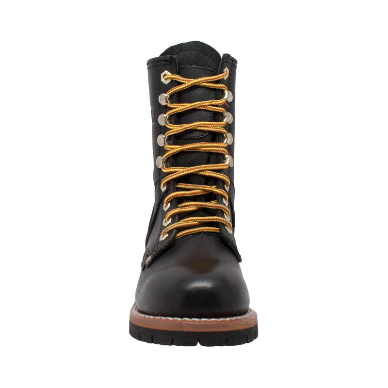 Fadcloset Footwear & Accessories Women's Boots AdTec Women's 9" Logger Full-Grain Oiled Leather Soft Toe Goodyear Welt