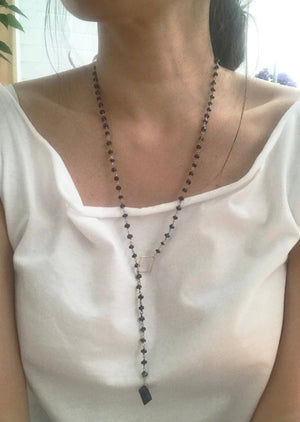 Gena Myint Necklace Gena Myint Lapis Lazuli With Drop Necklace