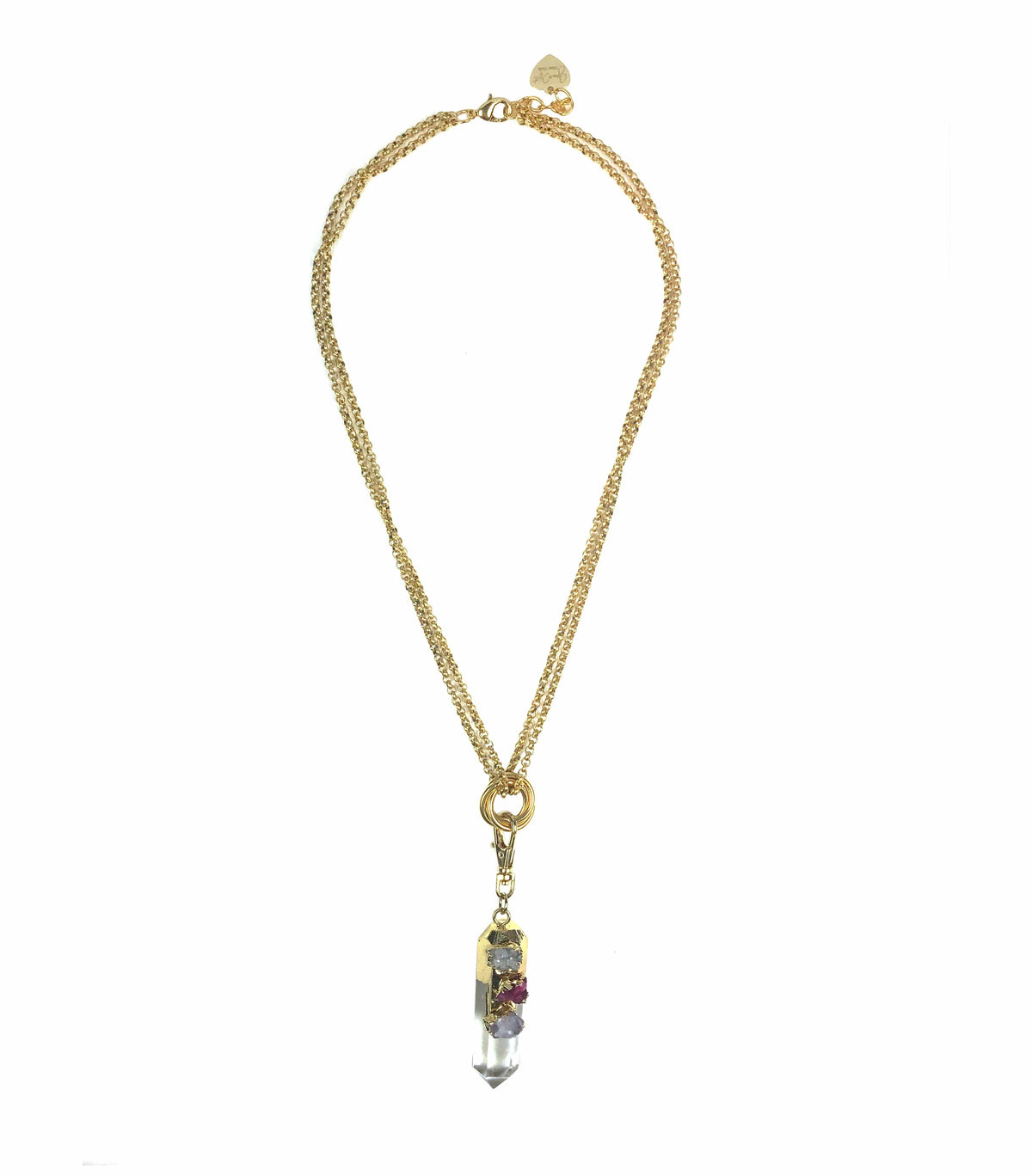 Gena Myint Women's Pendant Gena Myint Crystal Charm Pendant Necklace