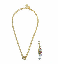 Gena Myint Women's Pendant Gena Myint Crystal Charm Pendant Necklace