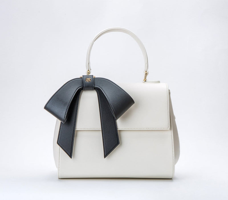 GUNAS NEW YORK Bags & Luggage - Women's Bags - Backpacks Cottontail - White+Black Vegan Leather Bag