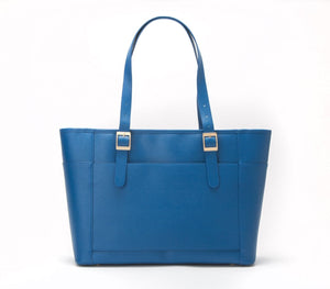 GUNAS NEW YORK Bags & Luggage - Women's Bags - Backpacks Miley - Women's Blue Vegan Leather Laptop Bag | GUNAS