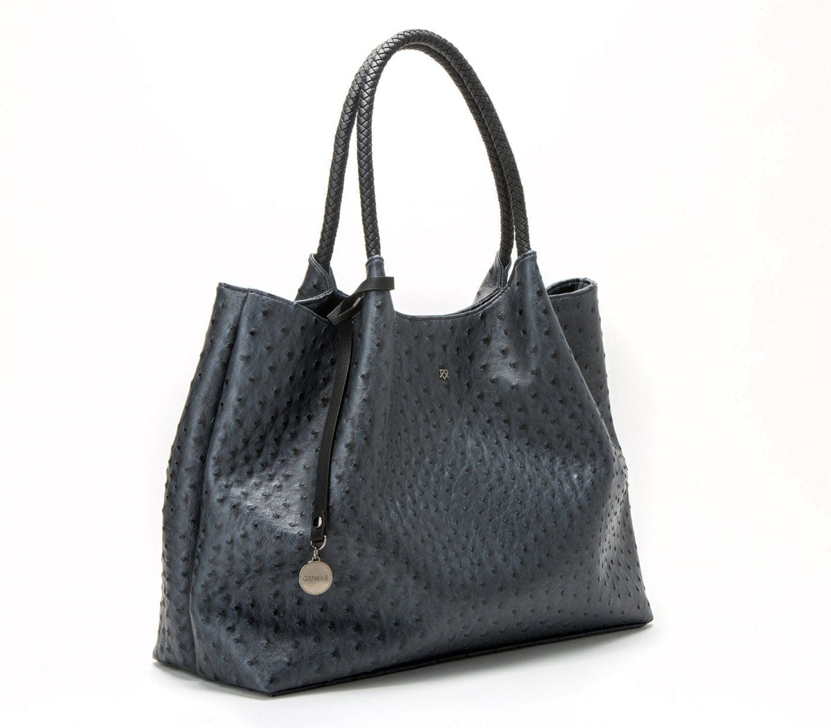 GUNAS NEW YORK Bags & Luggage - Women's Bags Naomi - Women's Dark Gray Vegan Leather Tote Bag | GUNUS