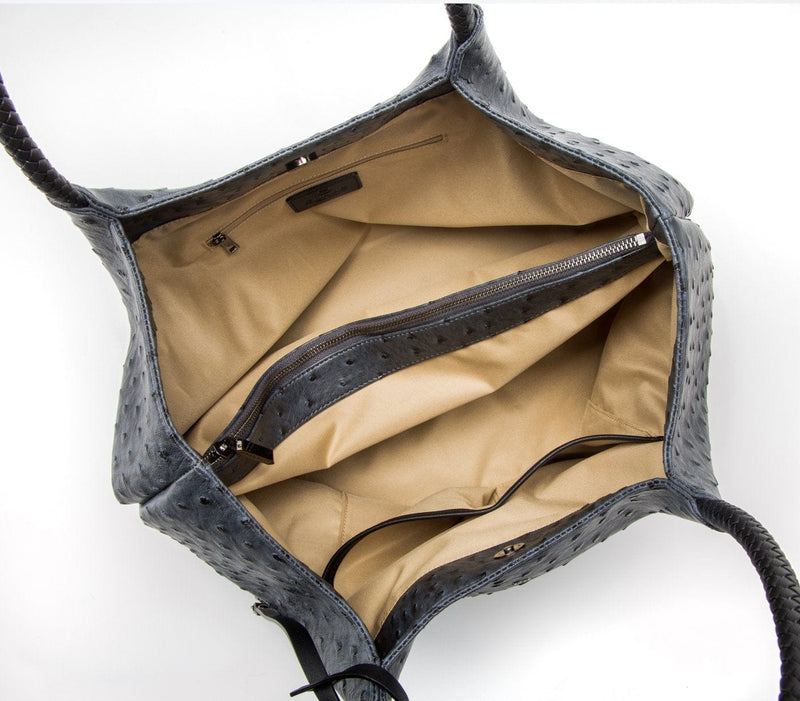 GUNAS NEW YORK Bags & Luggage - Women's Bags Naomi - Women's Dark Gray Vegan Leather Tote Bag | GUNUS