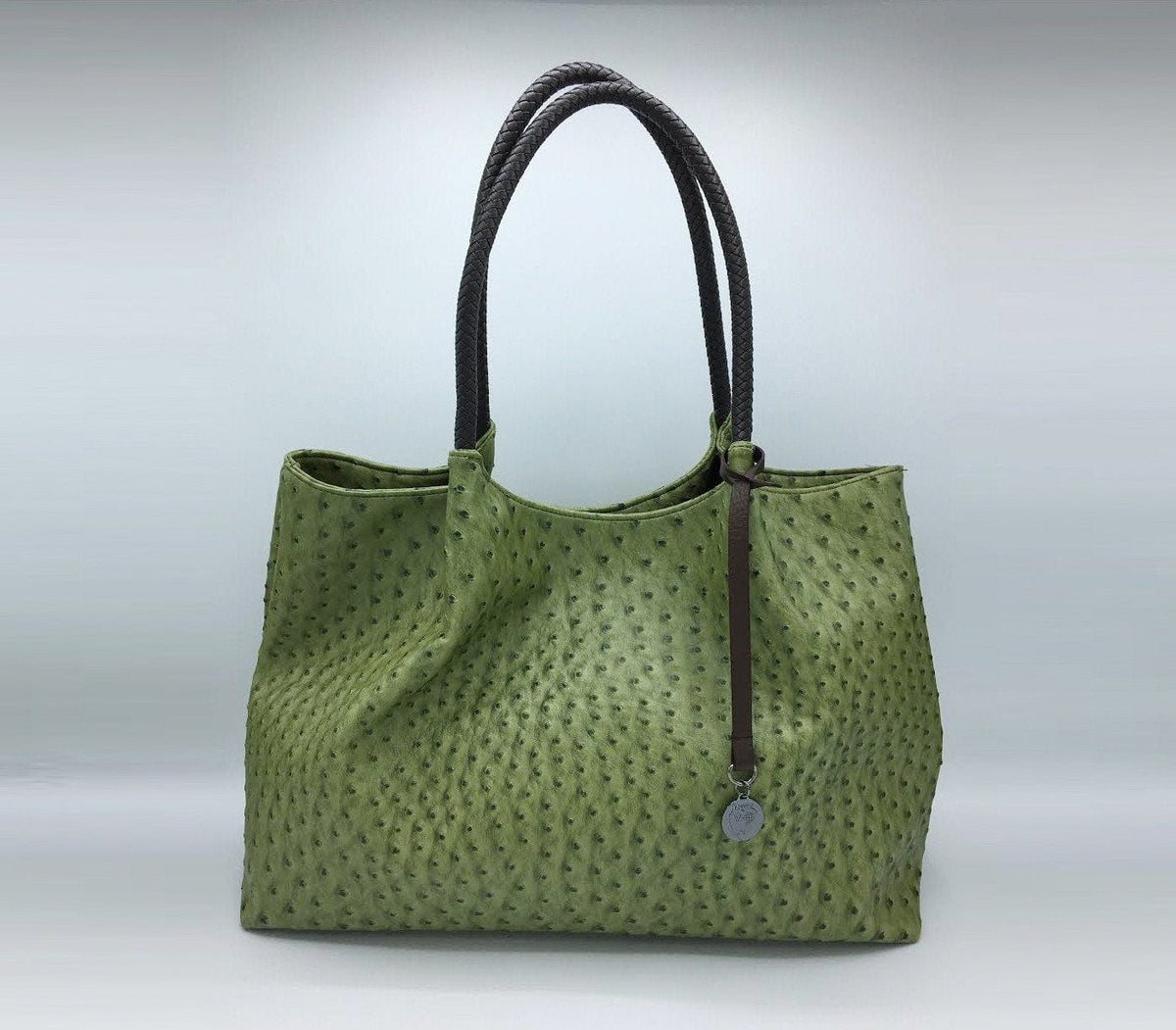 GUNAS NEW YORK Bags & Luggage - Women's Bags Naomi - Women's Dark Gray Vegan Leather Tote Bag | GUNUS