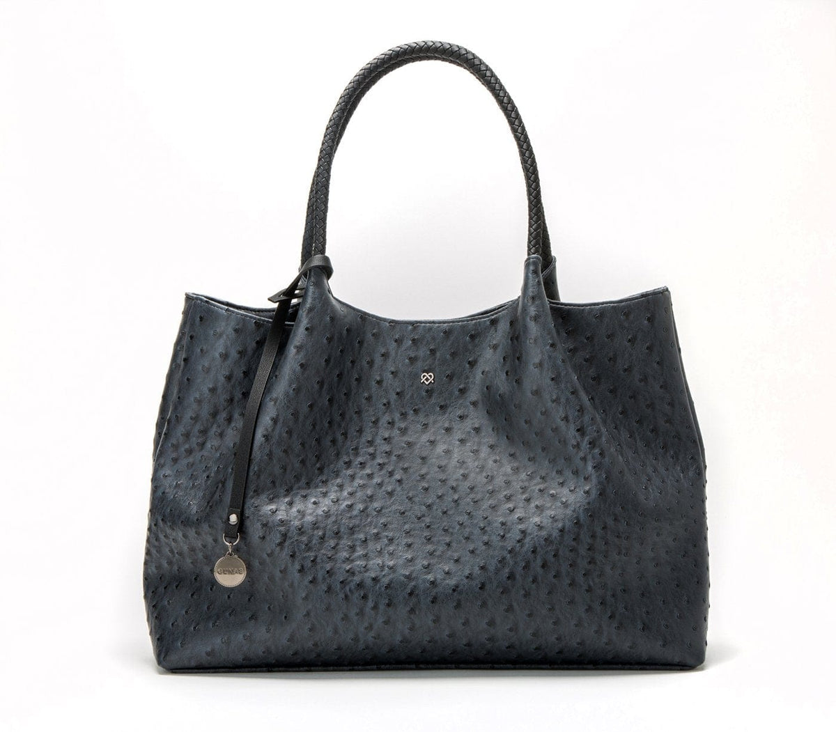 GUNAS NEW YORK Bags & Luggage - Women's Bags Naomi - Women's Dark Gray Vegan Leather Tote Bag | GUNUS