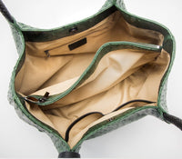 GUNAS NEW YORK Bags & Luggage - Women's Bags Naomi - Women's Dark Green Vegan Leather Tote Bag | GUNUS
