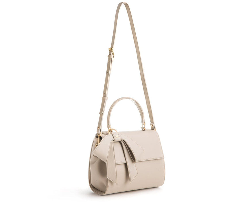 GUNAS NEW YORK Bags & Luggage - Women's Bags - Shoulder Bags Cottontail - Ecru Vegan Leather Bag