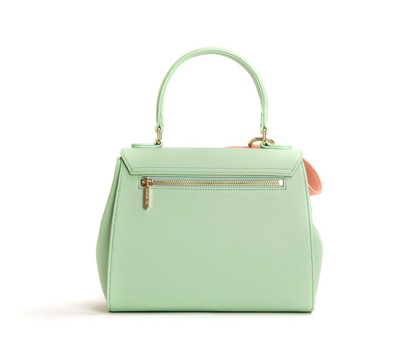 GUNAS NEW YORK Bags & Luggage - Women's Bags - Shoulder Bags Cottontail - Mint & Light Pink Vegan Leather Bag