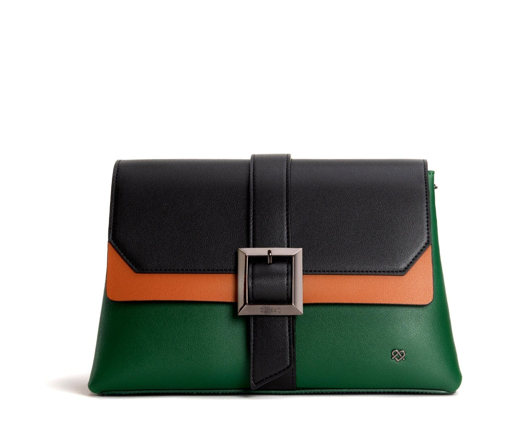 GUNAS NEW YORK Bags & Luggage - Women's Bags - Shoulder Bags Emily - Women's Green Crossbody/Clutch Bag |GUNAS