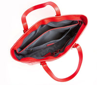 GUNAS NEW YORK Bags & Luggage - Women's Bags - Shoulder Bags Miley - Women's Red Vegan Leather Laptop Bag | GUNAS