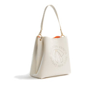 GUNAS NEW YORK Bags & Luggage - Women's Bags - Shoulder Bags Tabitha Women's Cream Pebble Vegan Microfiber Leather Bucket Bag  | GUNAS