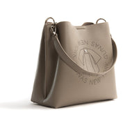 GUNAS NEW YORK Bags & Luggage - Women's Bags - Shoulder Bags Tabitha Women's Taupe Vegan Leather Bucket Bag | GUNAS