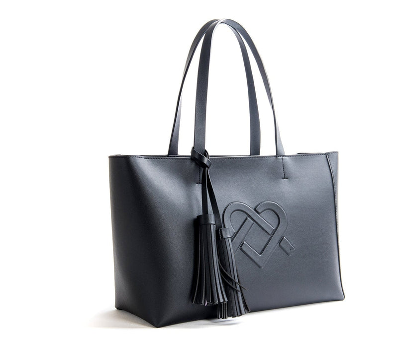 GUNAS NEW YORK Bags & Luggage - Women's Bags - Shoulder Bags Tippi - Women's Black Vegan Leather Tote Bag | GUNAS