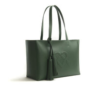GUNAS NEW YORK Bags & Luggage - Women's Bags - Shoulder Bags Tippi - Women's Green Vegan Leather Tote Bag | GUNAS