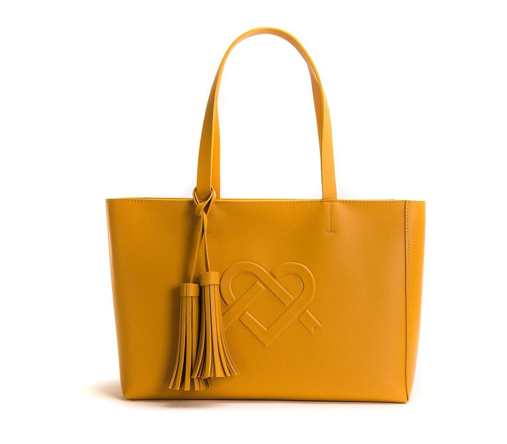 GUNAS NEW YORK Bags & Luggage - Women's Bags - Shoulder Bags Tippi - Women's Mustard Vegan Tote Bag | GUNUS