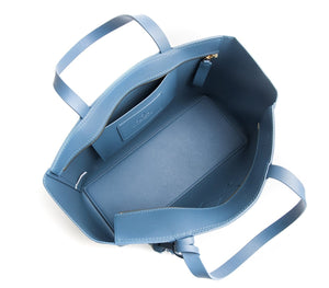 GUNAS NEW YORK Bags & Luggage - Women's Bags - Shoulder Bags Tippi - Women's Periwinkle Blue Vegan Leather Tote Bag | GUNAS