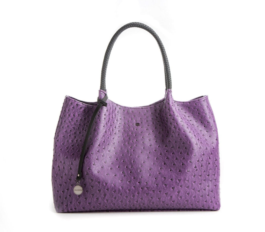 GUNAS NEW YORK Bags & Luggage - Women's Bags - Top-Handle Bags Naomi - Women's Purple Vegan Leather Tote Bag | GUNUS