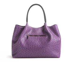 GUNAS NEW YORK Bags & Luggage - Women's Bags - Top-Handle Bags Naomi - Women's Purple Vegan Leather Tote Bag | GUNUS