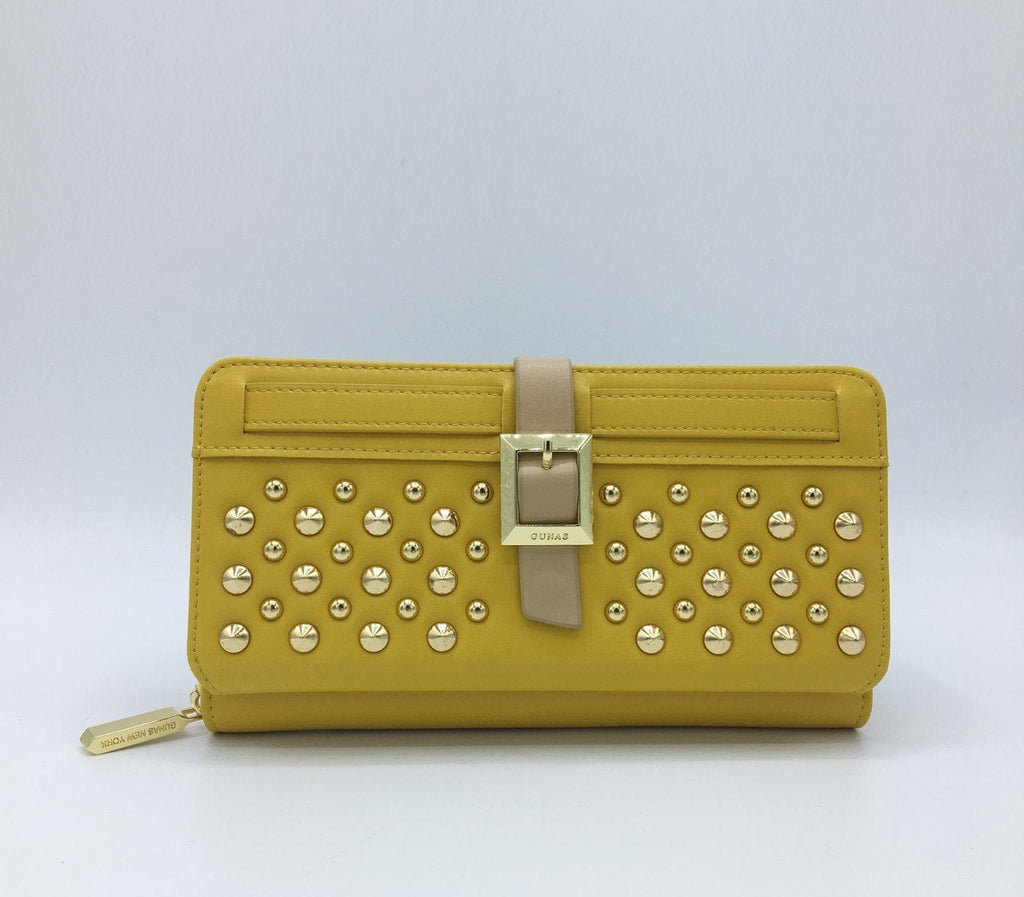 GUNAS NEW YORK Bags & Luggage - Women's Bags - Wallets Twiggy - Women's Mustard Women's Wallet | GUNAS
