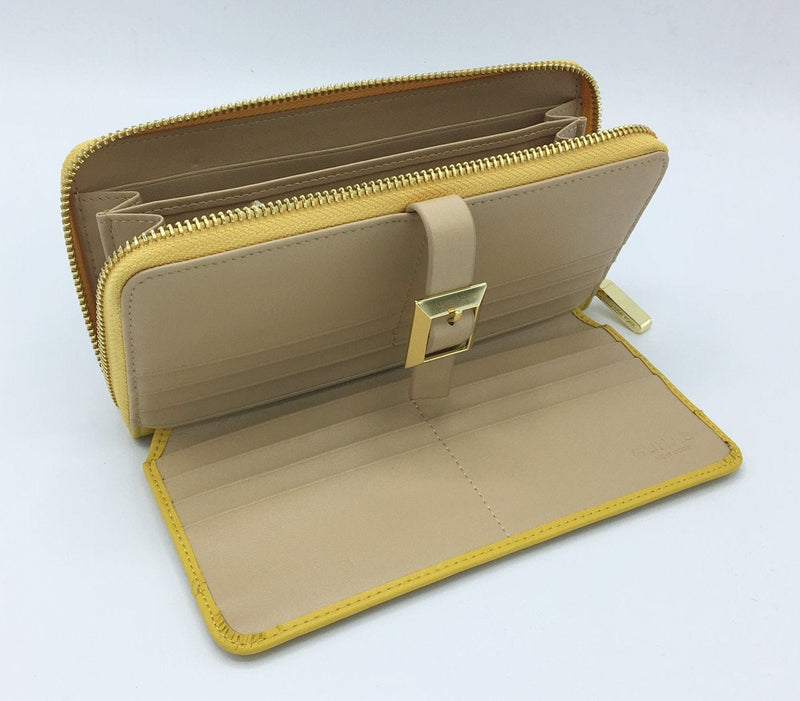 GUNAS NEW YORK Bags & Luggage - Women's Bags - Wallets Twiggy - Women's Mustard Women's Wallet | GUNAS