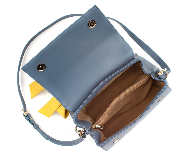 GUNAS NEW YORK Handbag Cottontail - Deep Blue Vegan Leather Bag