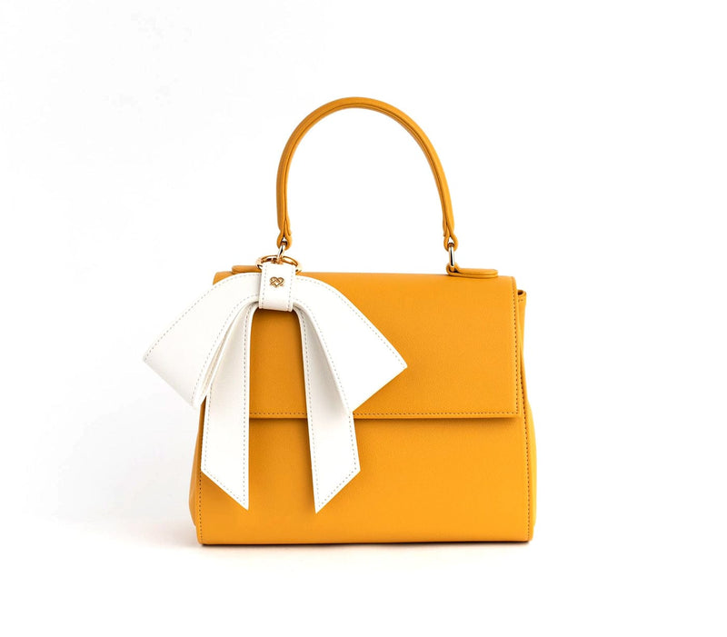 GUNAS NEW YORK Handbag Cottontail - Yellow Vegan Leather Bag