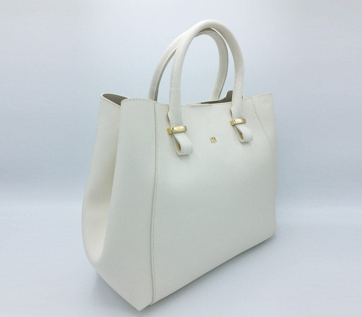 GUNAS NEW YORK Handbag Jane - Off-White Vegan Leather Satchel