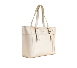 GUNAS NEW YORK Handbag Miley - Gold Vegan Leather Laptop Bag