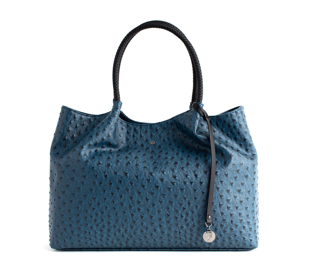 GUNAS NEW YORK Handbag Naomi - Navy Vegan Leather Tote Bag