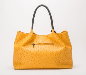 GUNAS NEW YORK Handbag Naomi - Yellow Vegan Leather Tote Bag
