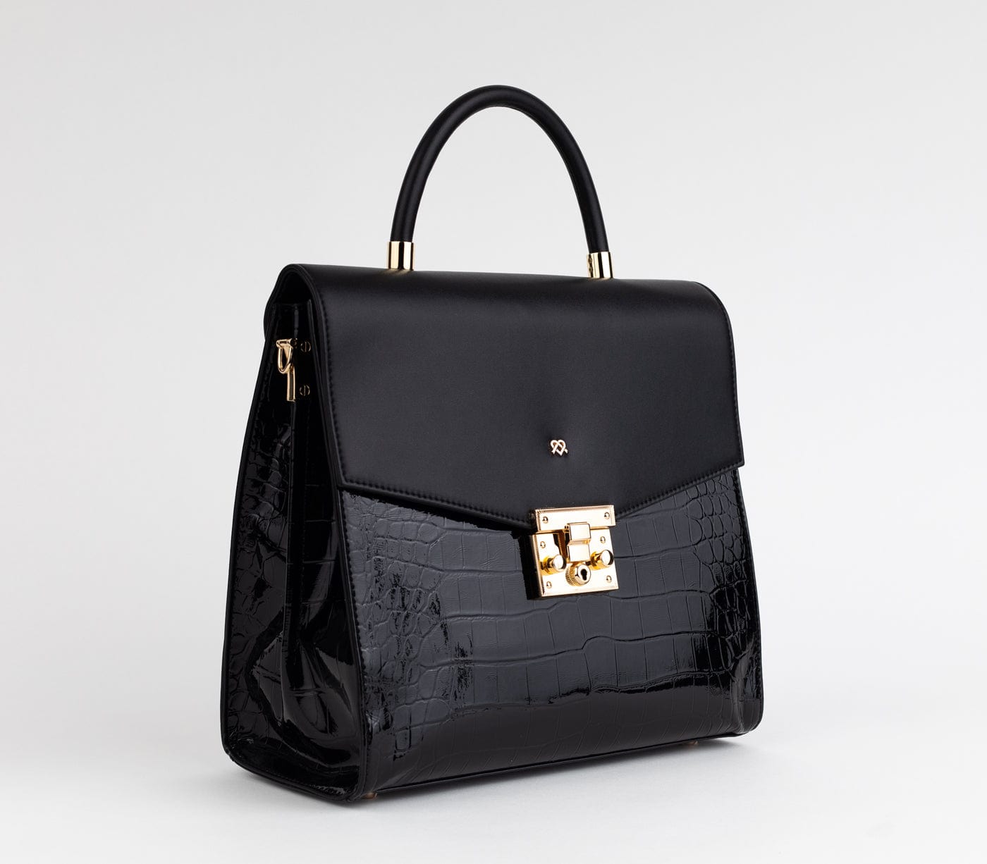バッグ SIMONE Blue Print Vegan Leather Handbag SIMONE - Blue Print Vegan Leather Handbag – Himelhoch's