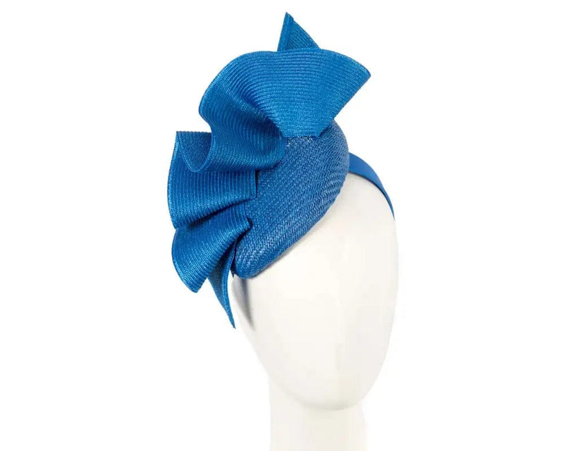 Himelhoch's Department Store Women's Hat Royal Blue Royal Blue Pillbox Fascinator By Fillies Collection