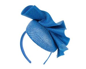 Himelhoch's Department Store Women's Hat Royal Blue Royal Blue Pillbox Fascinator By Fillies Collection