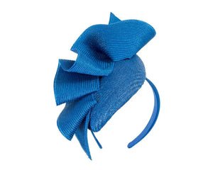 Himelhoch's Department Store Women's Hat Royal Blue Royal Blue Pillbox Fascinator By Fillies Collection