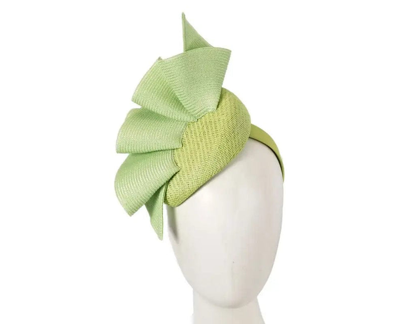 Himelhoch's Department Store Women's Hat Turquoise Lime Pillbox Fascinator By Fillies Collection