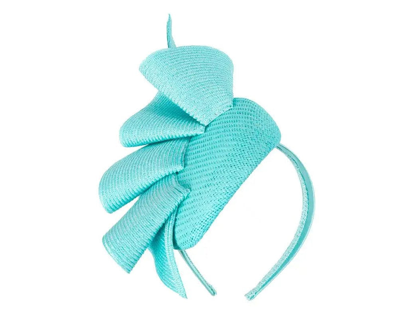 Himelhoch's Department Store Women's Hat Turquoise Turquoise Pillbox Fascinator By Fillies Collection