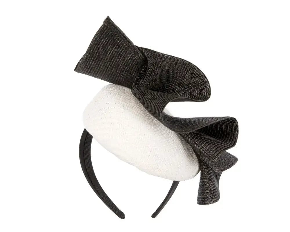 Himelhoch's Department Store Women's Hat White/Black White & Black Fascinator By Fillies Collection