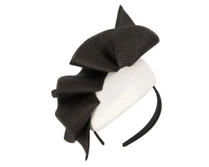 Himelhoch's Department Store Women's Hat White/Black White & Black Fascinator By Fillies Collection
