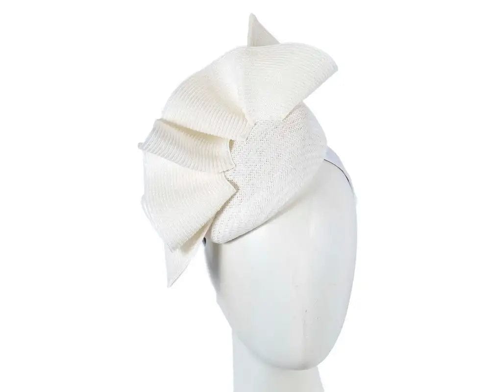 Himelhoch's Department Store Women's Hat White White Pillbox Fascinator By Fillies Collection