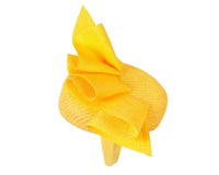 Himelhoch's Department Store Women's Hat Yellow Yellow Fascinator By Fillies Collection