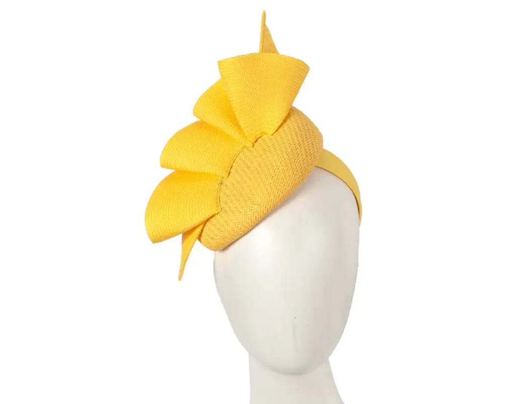 Himelhoch's Department Store Women's Hat Yellow Yellow Fascinator By Fillies Collection