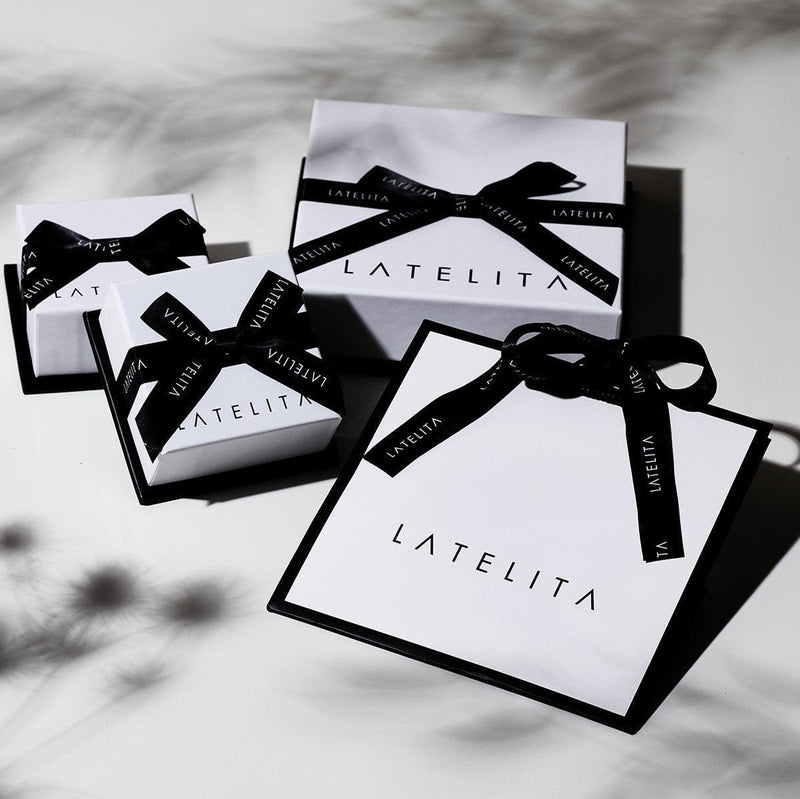Latelita London Jewelry & Accessories - Bracelets & Bangles - Cuff Bracelets Ruby Cufflink Oxidised Silver Champagne Diamonds | LATELITA