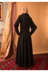 Lavanya Coodly Jackets & Coats - Women Lavanya Coodly Women's Denise Black Merino Wool Full-Length Coat